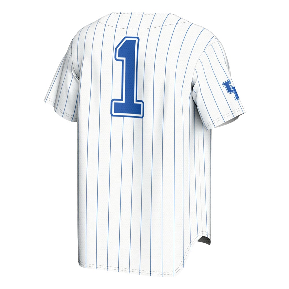 #1 Kentucky Wildcats GameDay Greats Youth Lightweight Baseball Jersey - White