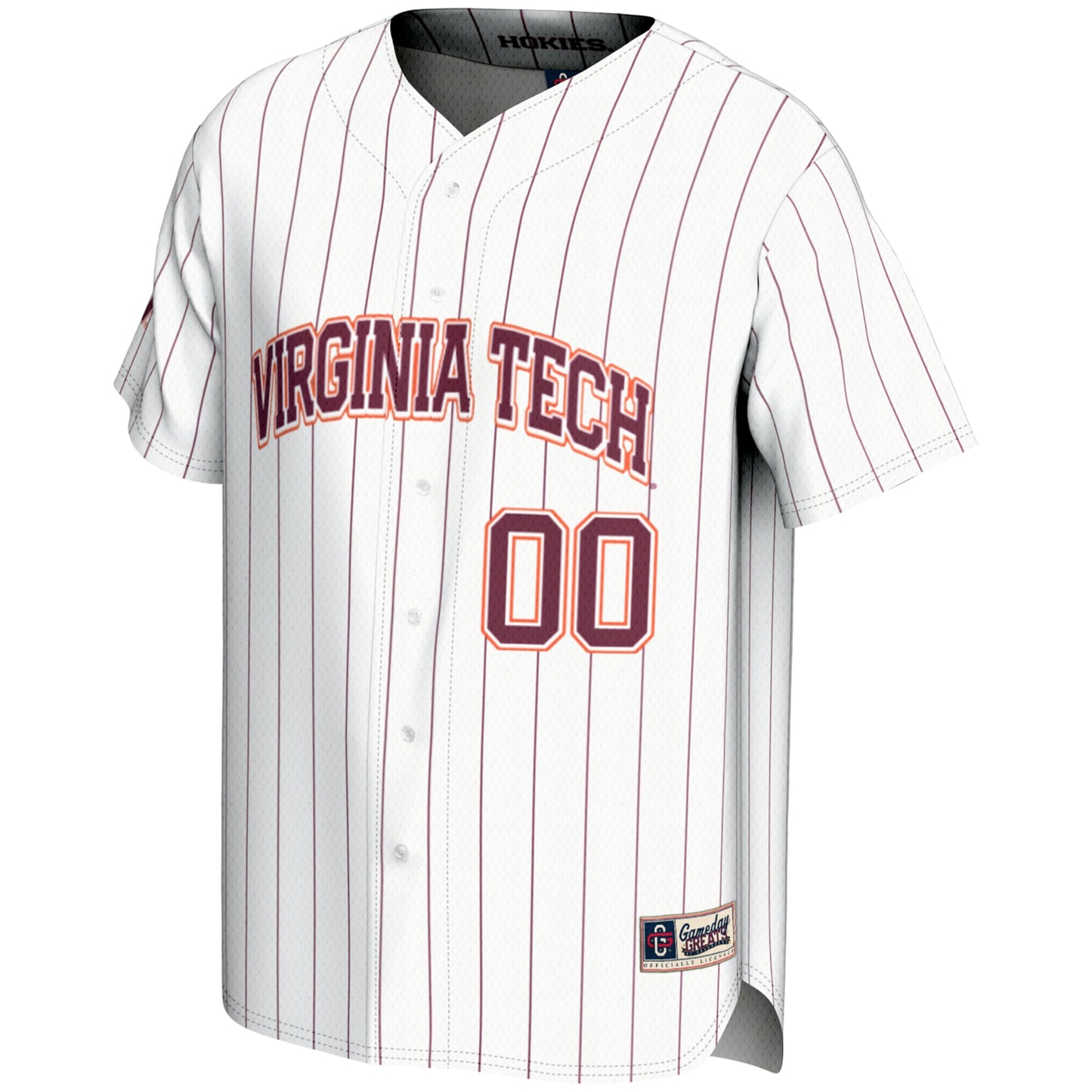 Virginia Tech Hokies GameDay Greats NIL Pick-A-Player Lightweight Baseball Jersey - Maroon