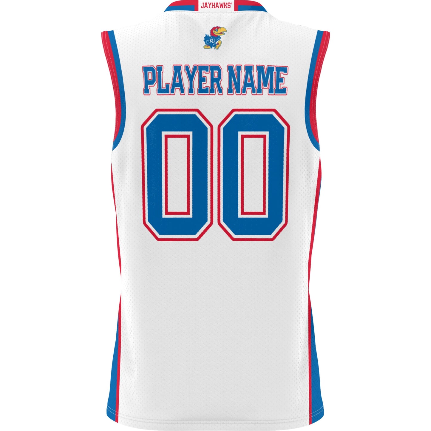 Kansas Jayhawks GameDay Greats  Lightweight NIL Pick-A-Player Men's Basketball Jersey - White