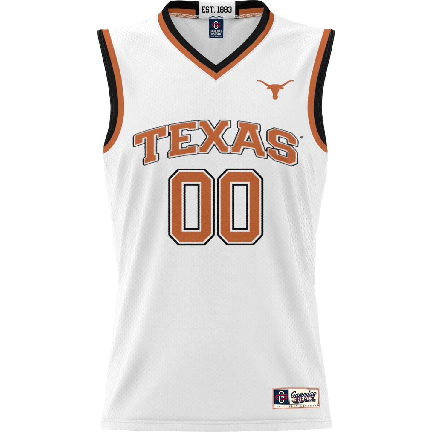 Texas Longhorns GameDay Greats Unisex  Lightweight NIL Pick-A-Player Women's Basketball Jersey - Black