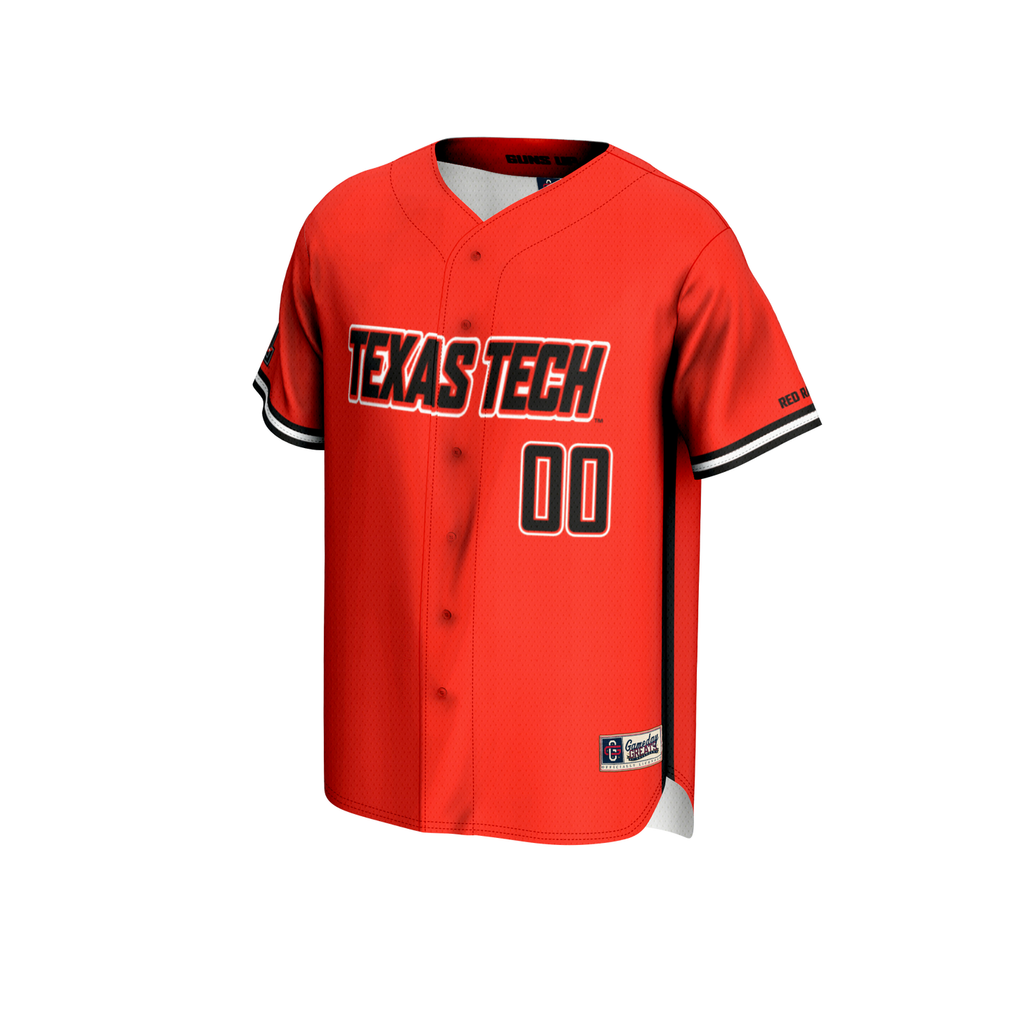 Texas Tech Red Raiders GameDay Greats Youth NIL Pick-A-Player Baseball Lightweight Jersey - Red