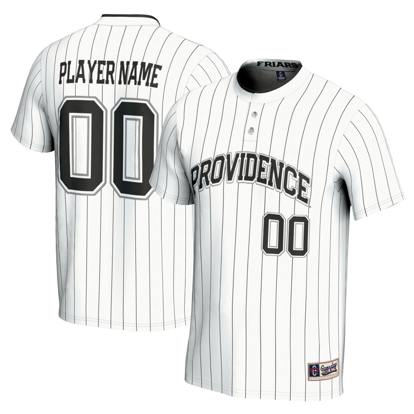Providence Friars GameDay Greats Youth NIL Pick-A-Player Softball Lightweight Jersey - Black