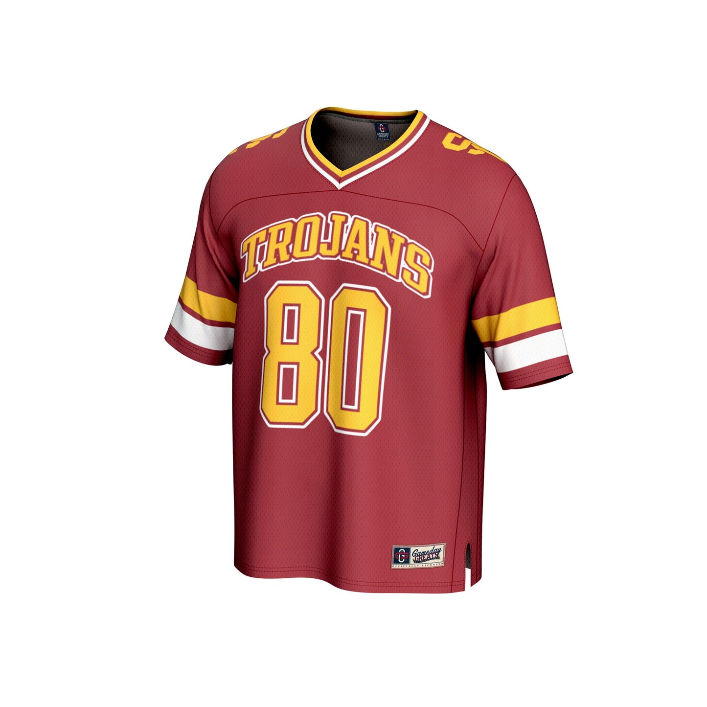 #80 USC Trojans GameDay Greats Unisex Lightweight Collegiate Football Fashion Jersey - Cardinal
