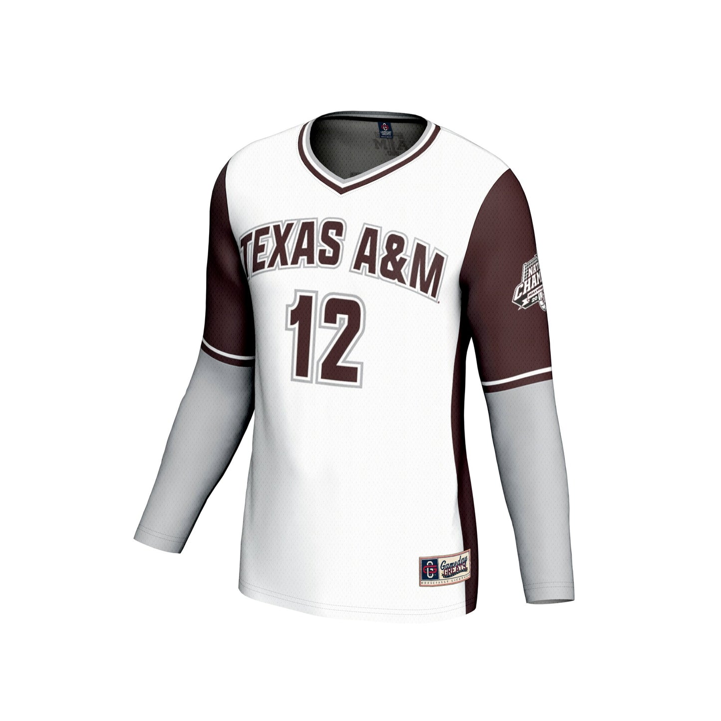 Texas A&M Aggies GameDay Greats Unisex 2025 NCAA Volleyball National Champions Commemorative Fashion Jersey - White