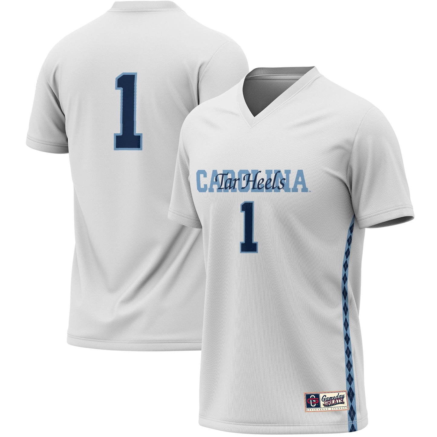 #1 North Carolina Tar Heels GameDay Greats Unisex Women's Soccer Lightweight Fashion Goalie Jersey - Green