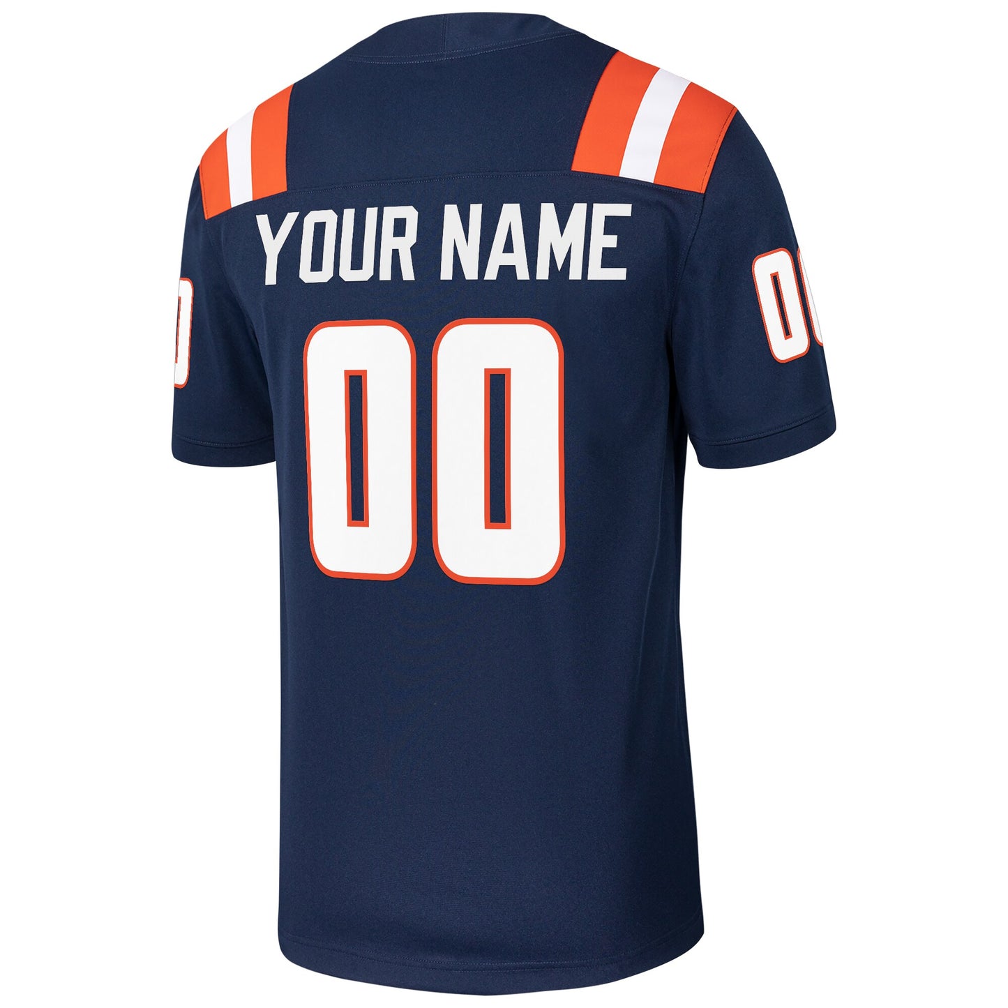 Illinois Fighting Illini Nike Custom Football Game Jersey - Navy