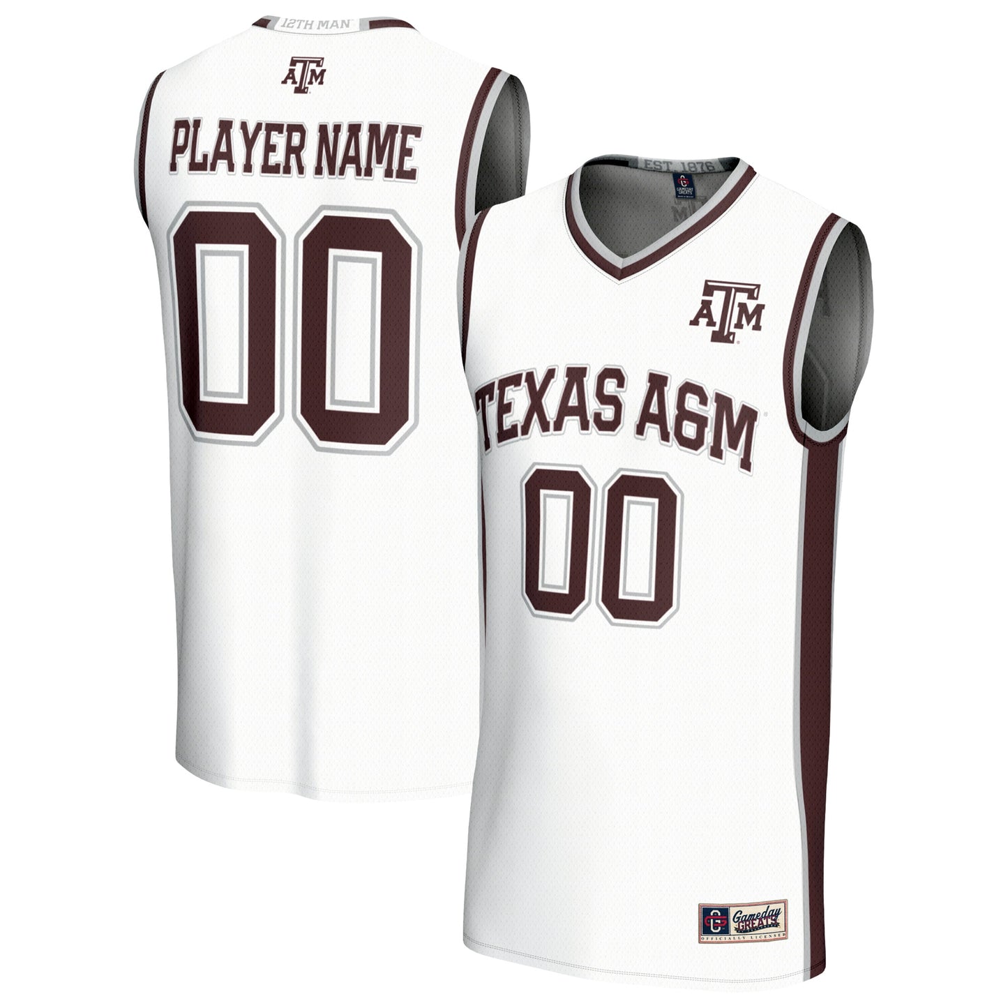 Texas A&M Aggies GameDay Greats Youth Lightweight Collegiate Men's Basketball NIL Pick-A-Player Fashion Jersey - Maroon