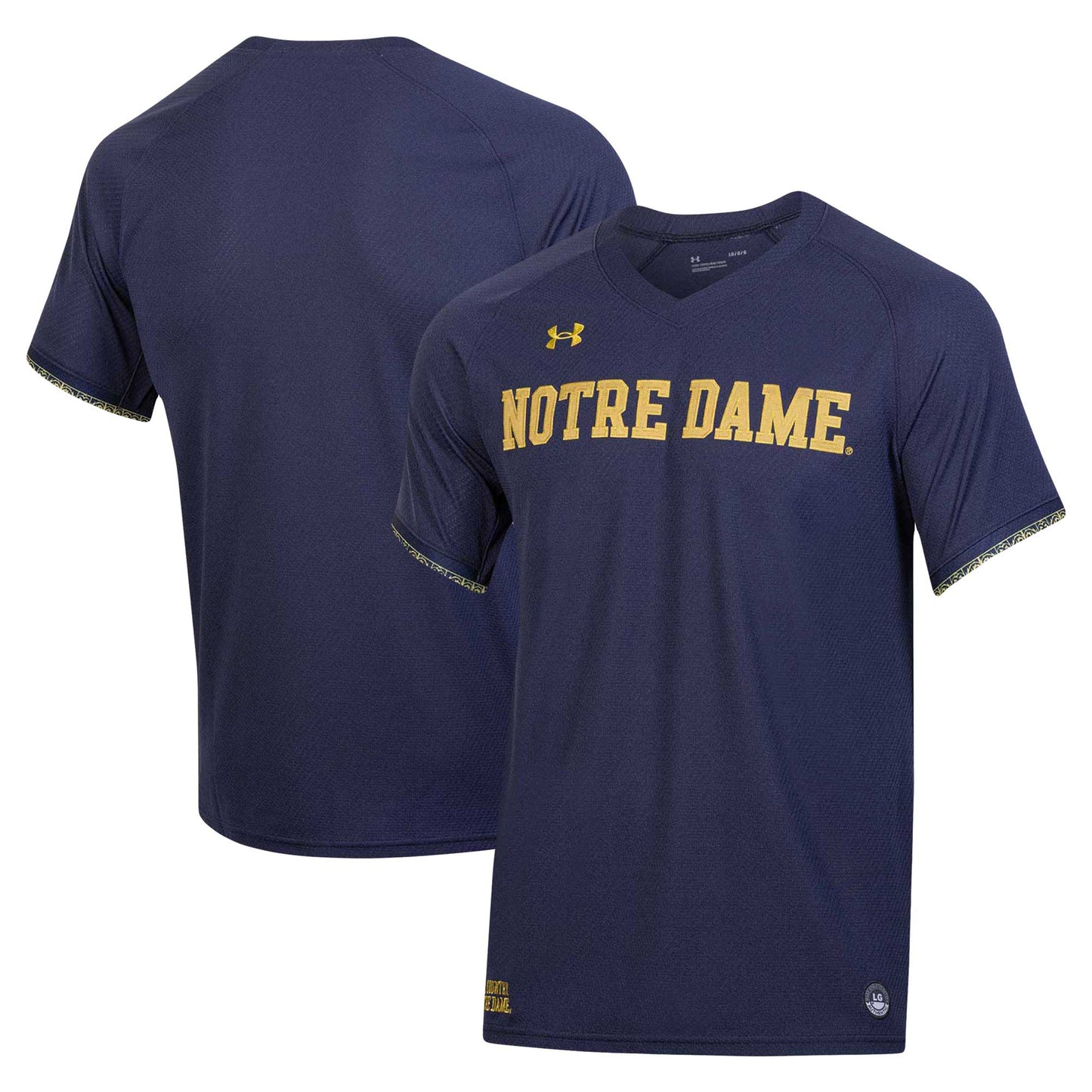 Notre Dame Fighting Irish Under Armour Replica Baseball Jersey - Green