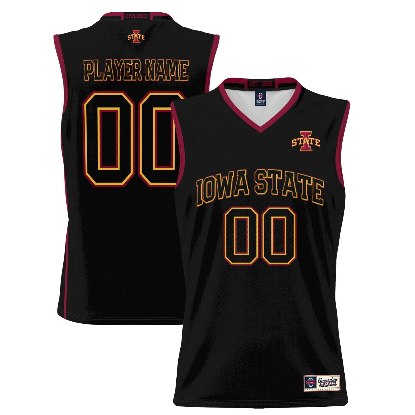 Iowa State Cyclones GameDay Greats Unisex  Lightweight NIL Pick-A-Player Women's Basketball Jersey - Cardinal