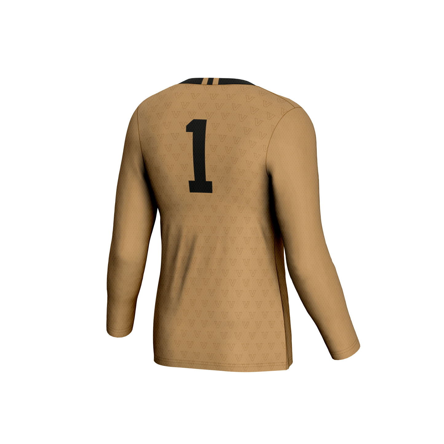 #1 Vanderbilt Commodores GameDay Greats Youth Women's Volleyball Lightweight Fashion Jersey - Gold
