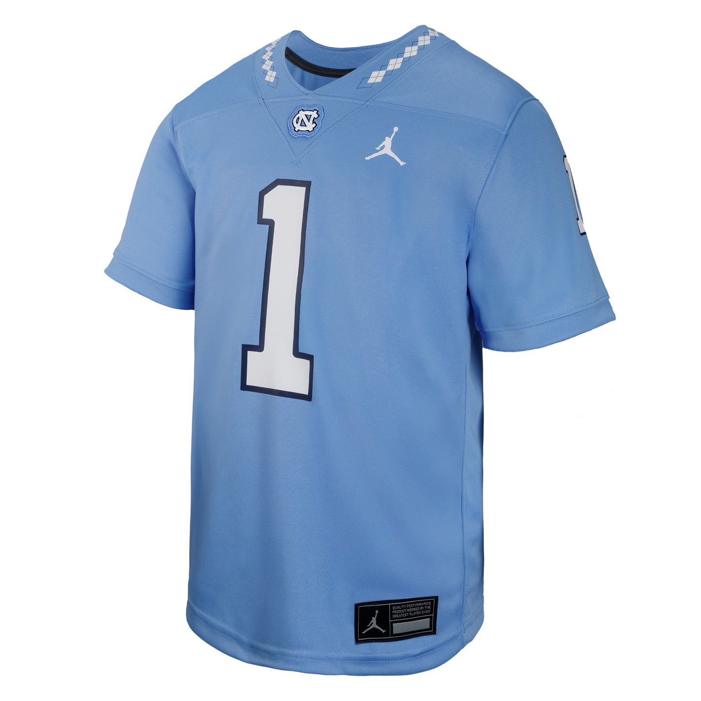 #1 North Carolina Tar Heels Jordan Brand Youth Untouchable Replica Game Jersey - White