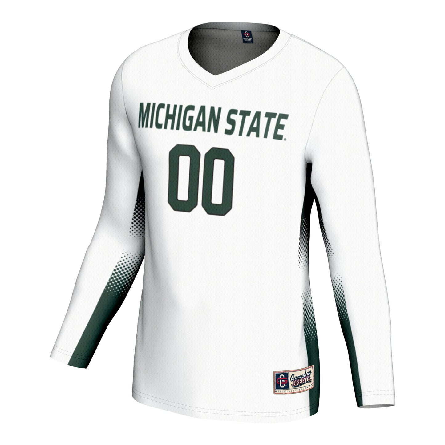 Michigan State Spartans GameDay Greats Unisex Adult NIL Lightweight Volleyball Jersey - White
