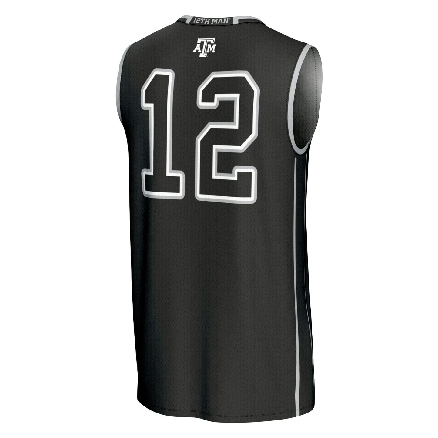 #12 Texas A&M Aggies GameDay Greats Unisex Basketball Lightweight Fashion Jersey - Black