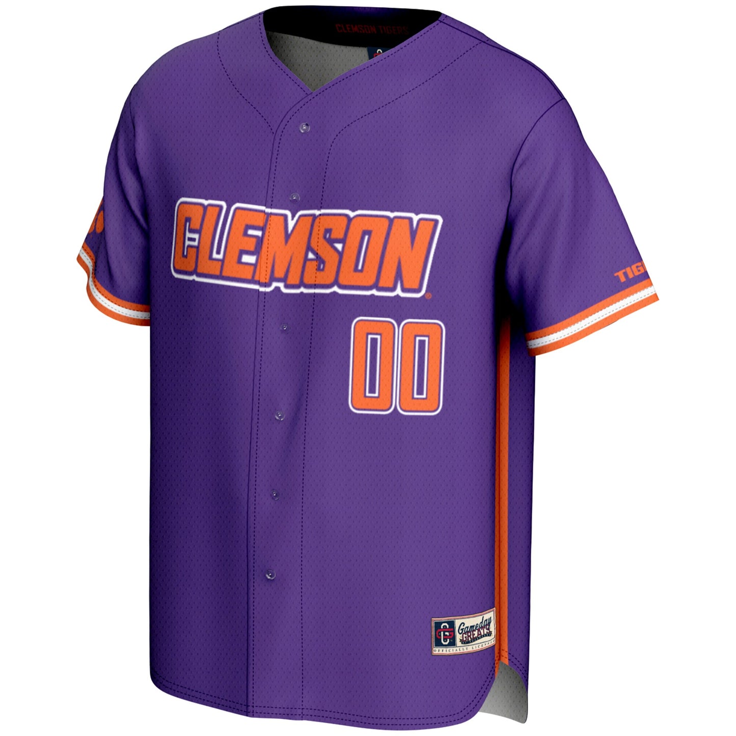 Clemson Tigers GameDay Greats Youth NIL Pick-A-Player Lightweight Baseball Jersey - Purple