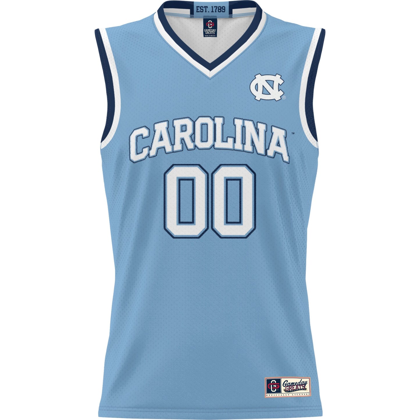 North Carolina Tar Heels GameDay Greats Youth NIL Pick-A-Player Lightweight Men's Basketball Jersey - White