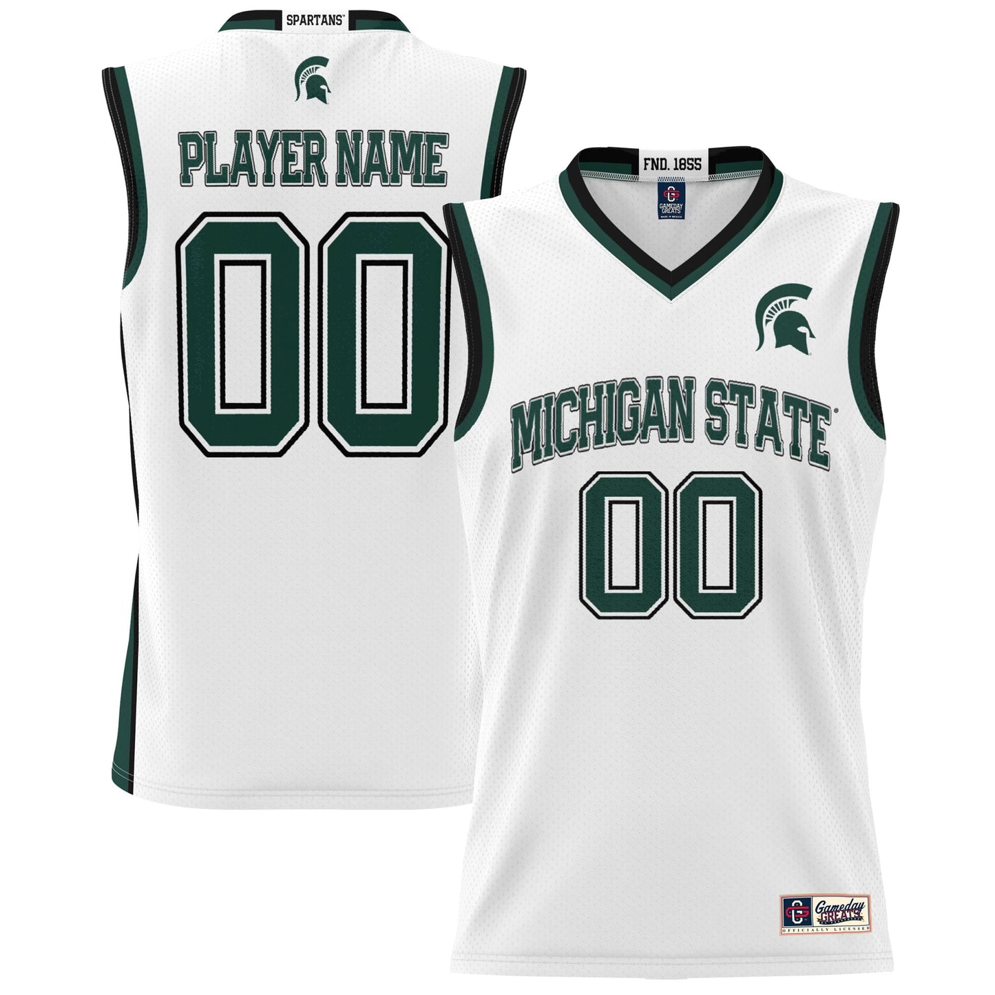 Michigan State Spartans GameDay Greats Youth NIL Pick-A-Player Lightweight Men's Basketball Jersey - Green