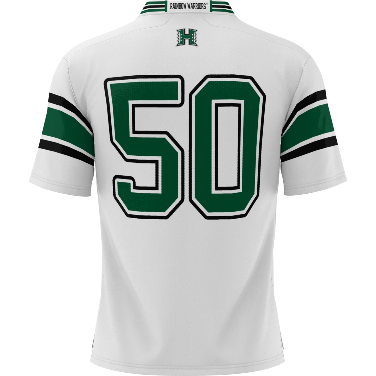#50 Hawaii Rainbow Warriors GameDay Greats Youth Football Jersey - Black