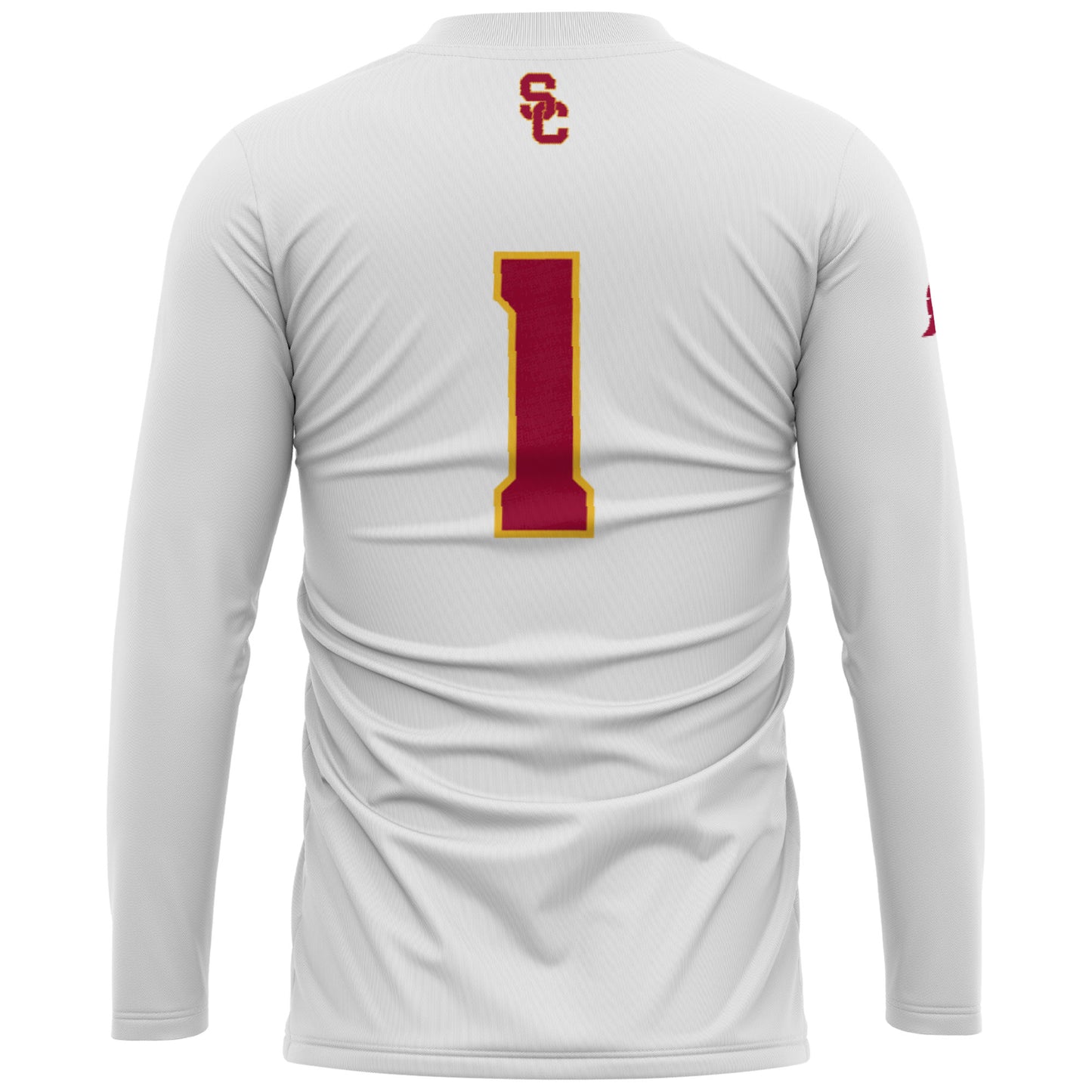 #1 USC Trojans GameDay Greats Youth  Lightweight Volleyball Jersey - White