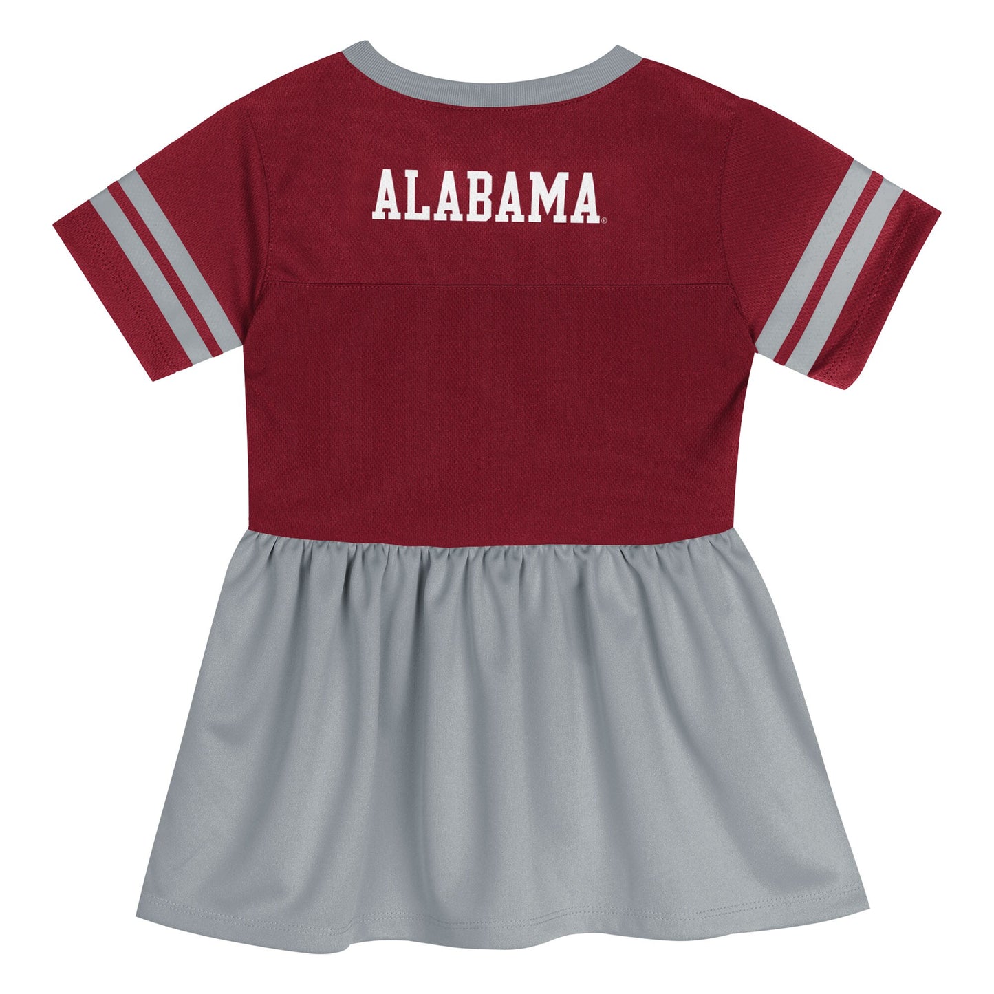 Alabama Crimson Tide Outerstuff Girls Preschool Stadium Lights Fashion Jersey Dress - Crimson/Grey