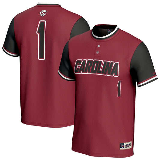 South Carolina Gamecocks GameDay Greats Youth Lightweight Collegiate Softball Fashion Jersey - Garnet