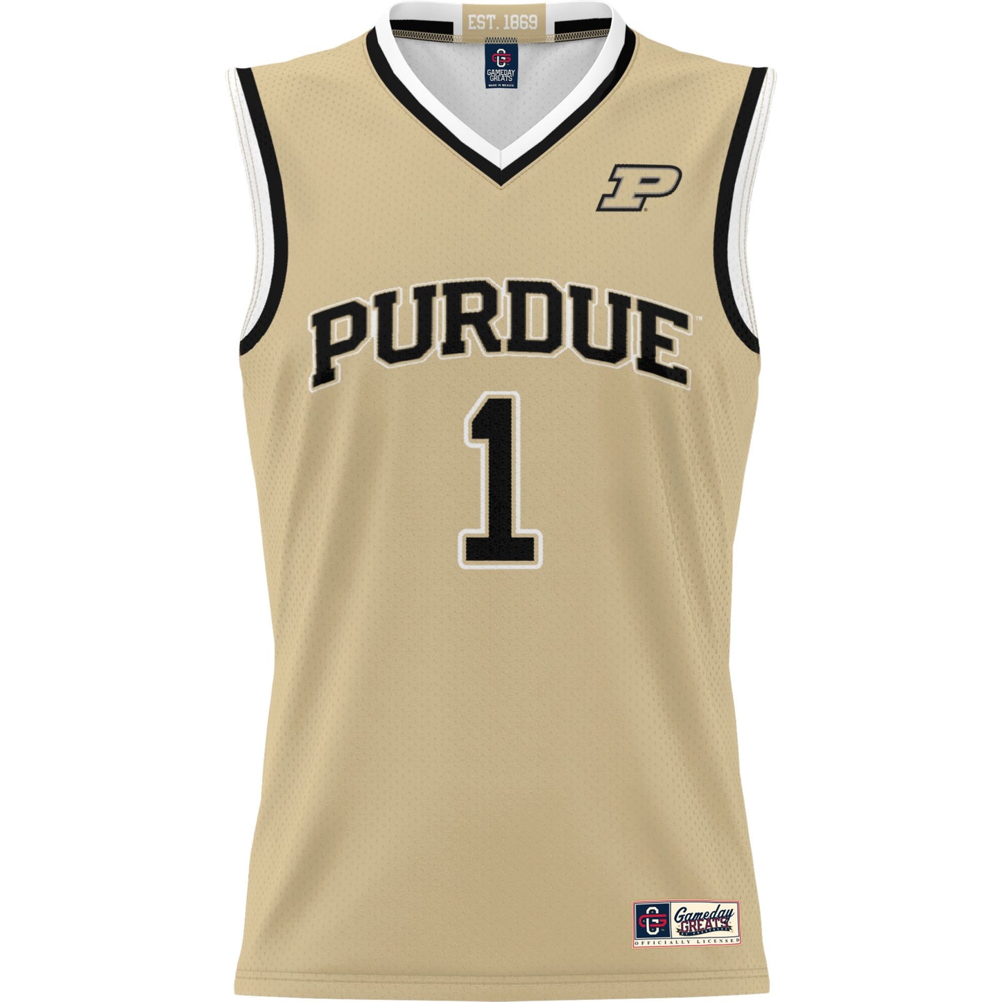 #1 Purdue Boilermakers GameDay Greats Youth Lightweight Basketball Jersey - Black