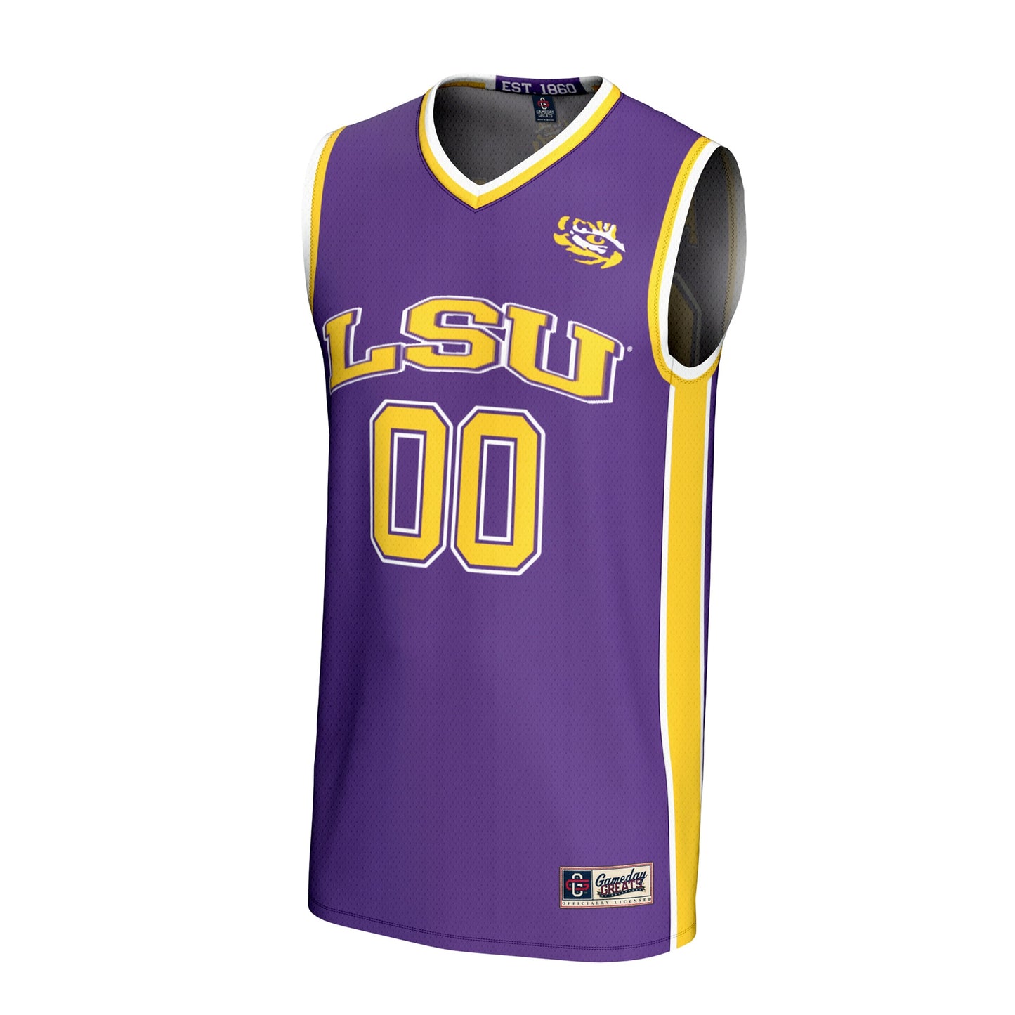LSU Tigers GameDay Greats Unisex NIL Pick-A-Player Lightweight Collegiate Women's Basketball Fashion Jersey - Purple