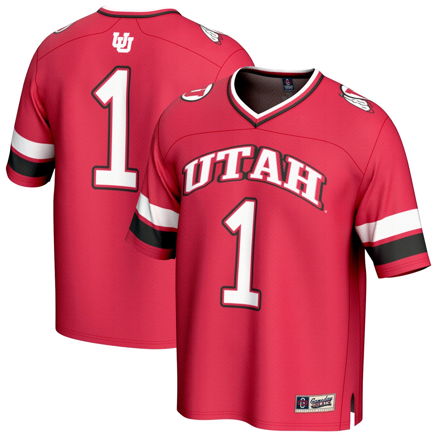 #1 Utah Utes GameDay Greats Youth Lightweight Collegiate Football Fashion Jersey - Red