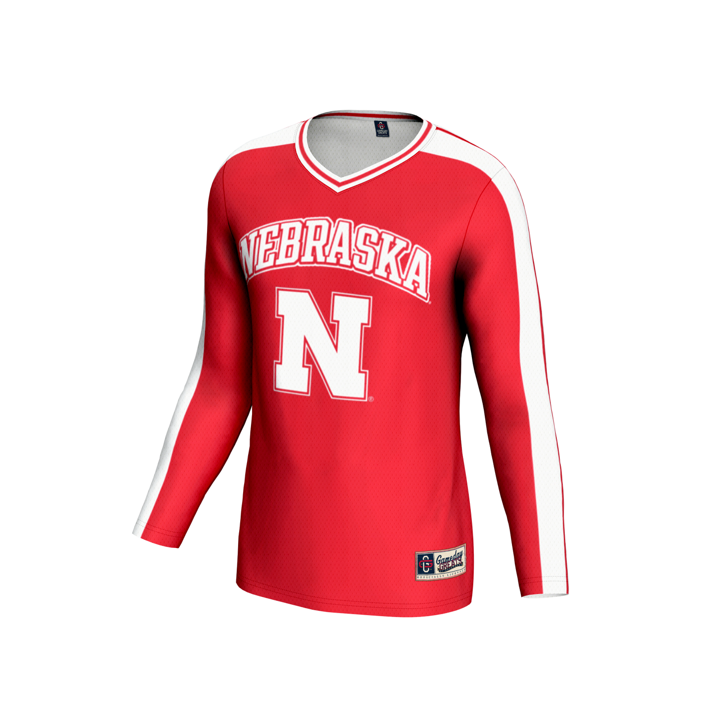 Nebraska Huskers GameDay Greats Unisex Women's Volleyball Lightweight Fashion Jersey - Scarlet