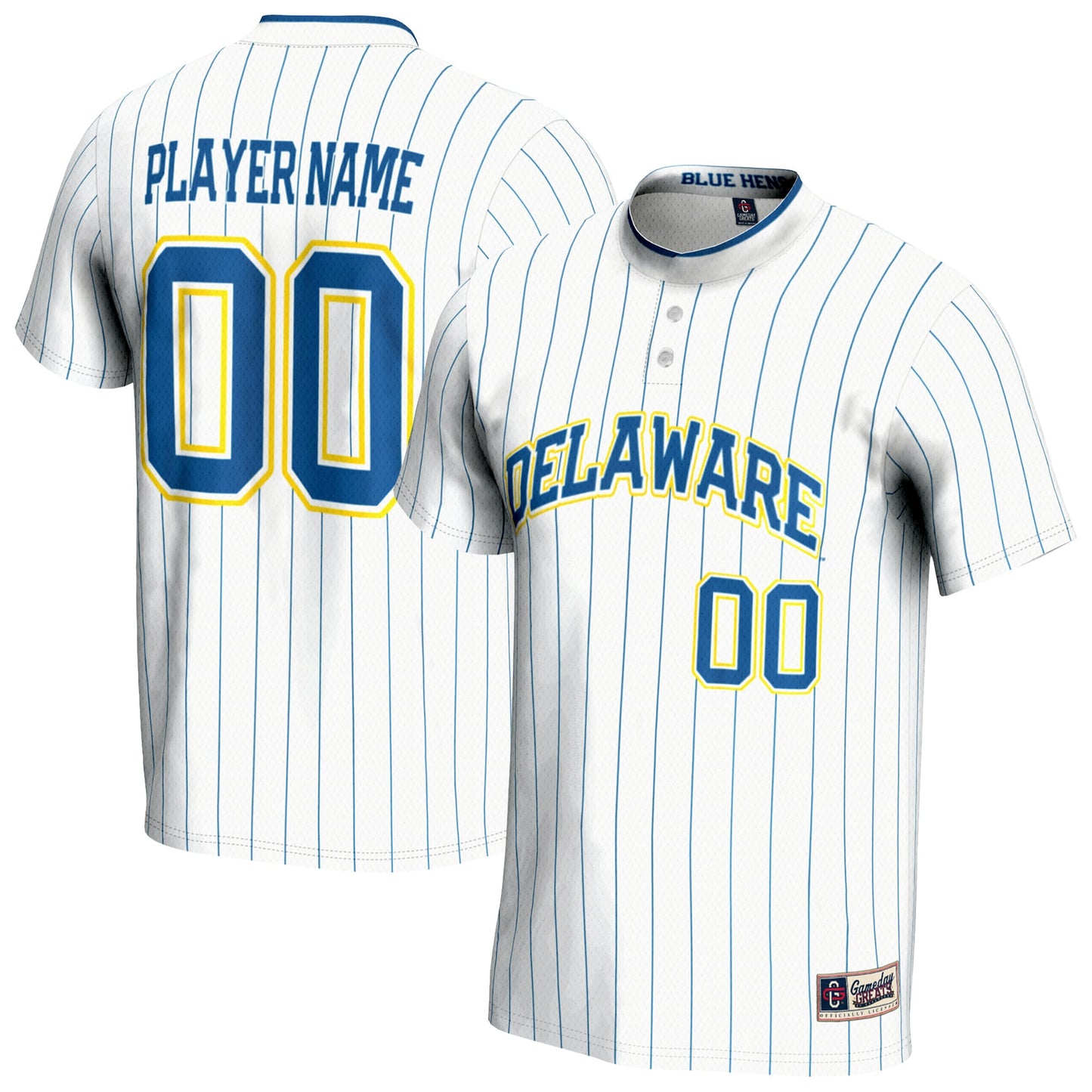 Delaware Fightin' Blue Hens GameDay Greats Unisex NIL Pick-A-Player Lightweight Softball Jersey - Royal