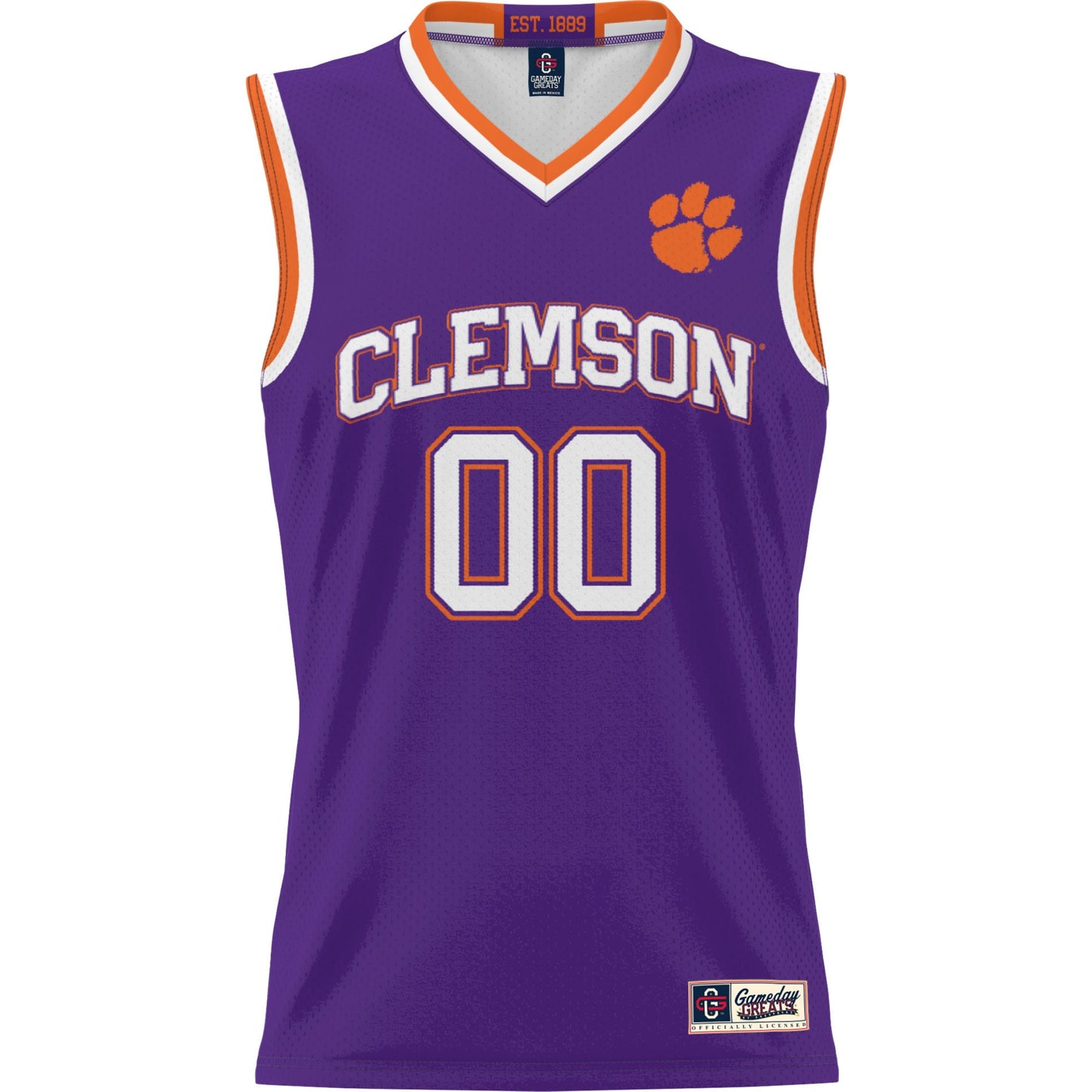 Clemson Tigers GameDay Greats Youth NIL Pick-A-Player Lightweight Women's Basketball Jersey - White