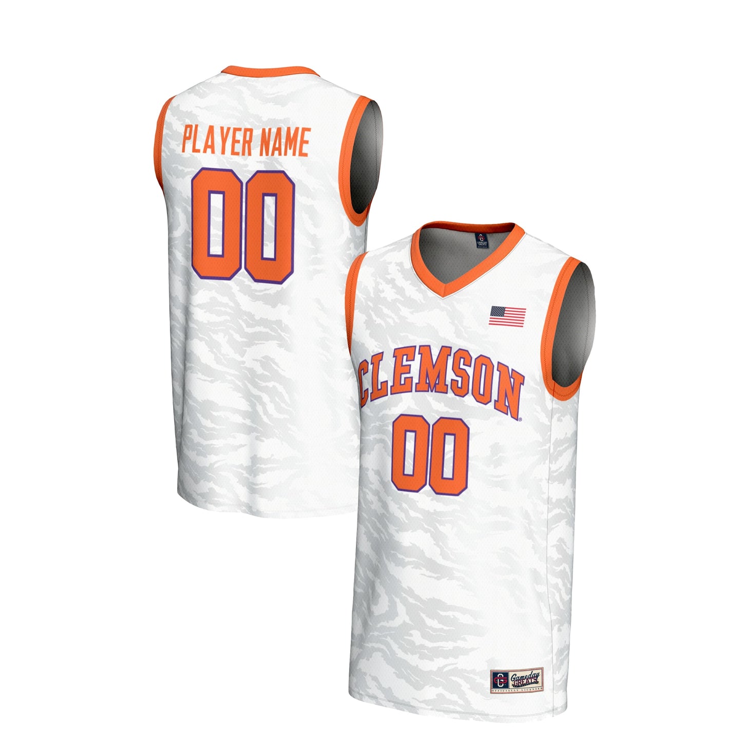 Clemson Tigers GameDay Greats Unisex NIL Pick-A-Player Men's Basketball Lightweight Jersey - Orange