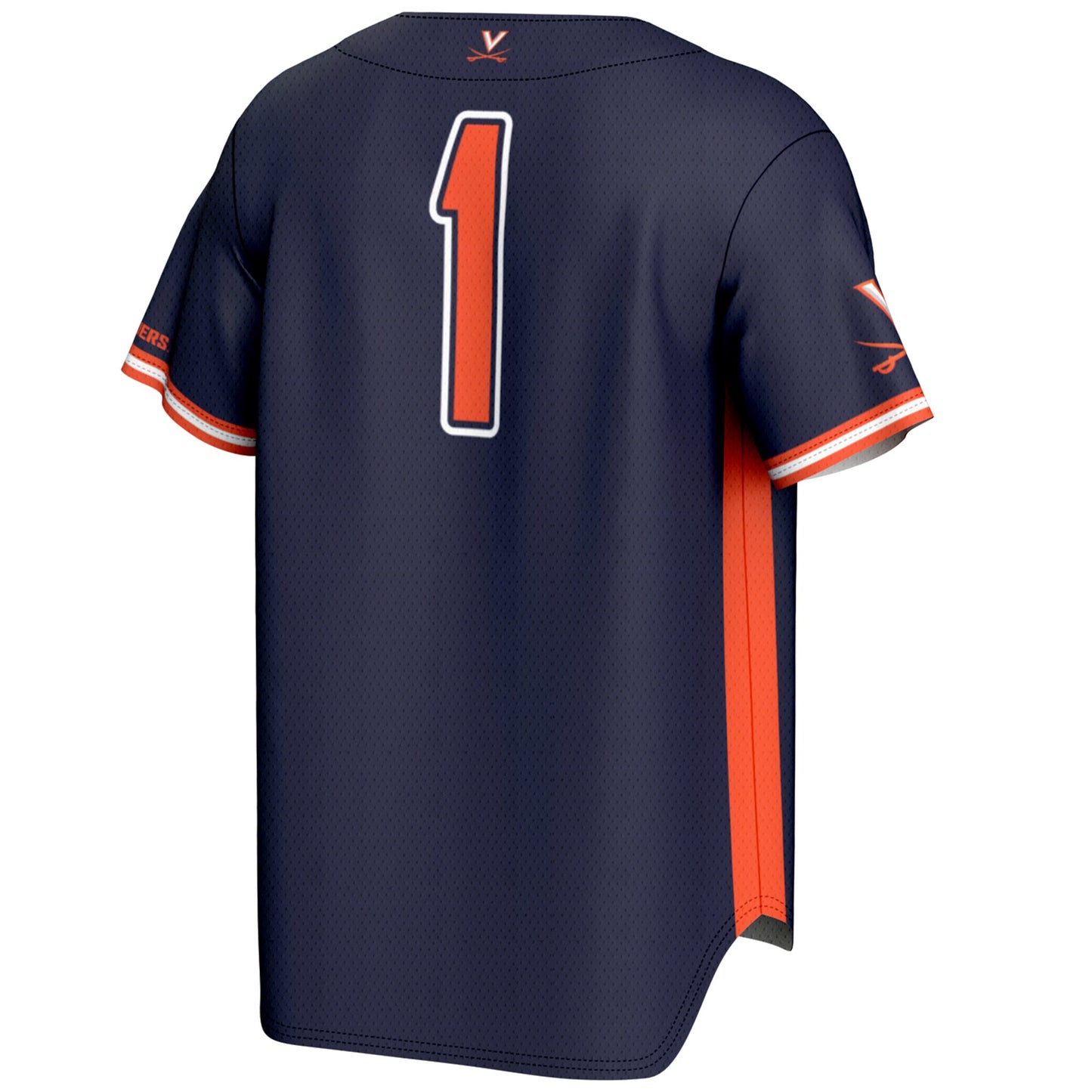 #1 Virginia Cavaliers GameDay Greats Lightweight Baseball Jersey - Navy