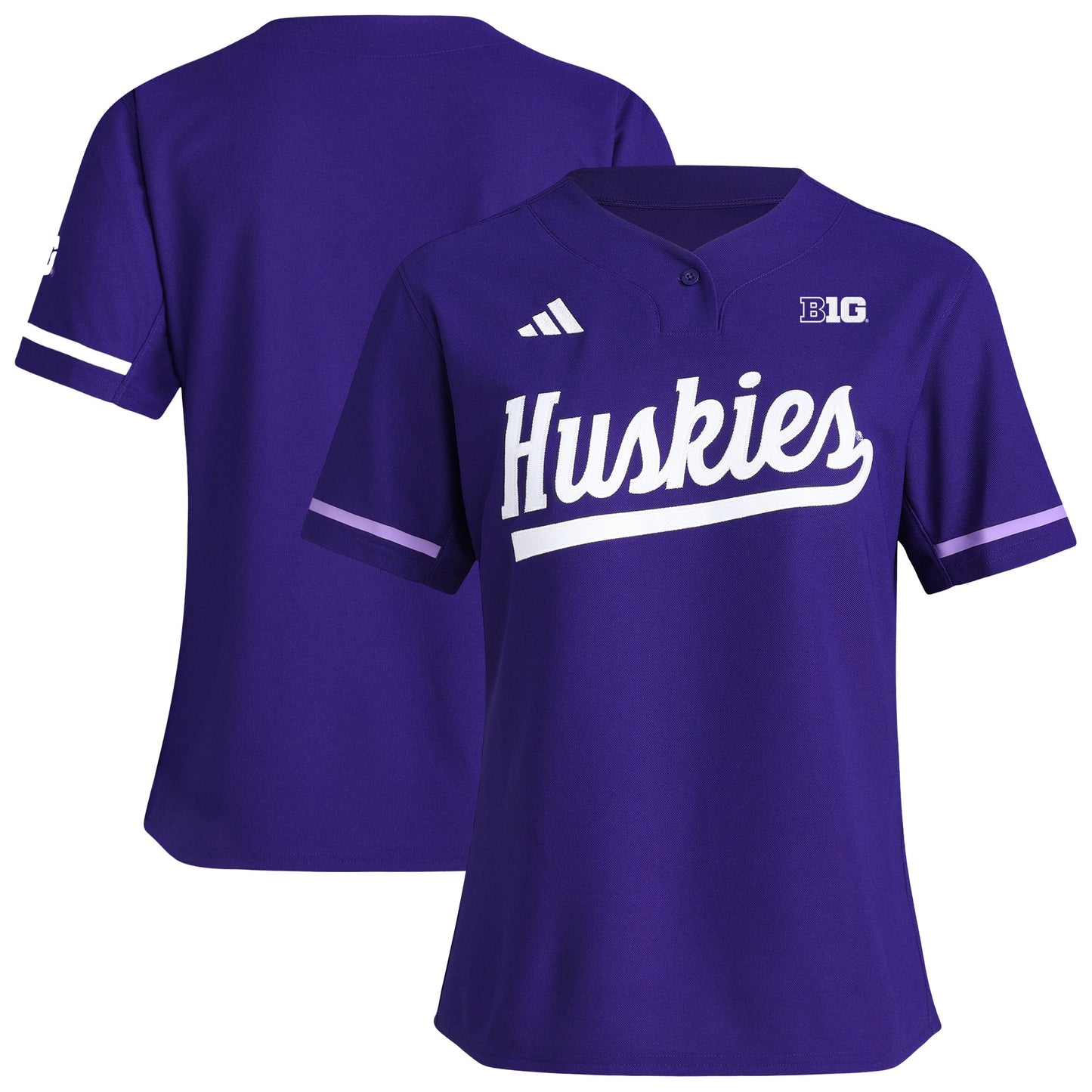 Washington Huskies adidas Women's Replica Softball Jersey - Purple