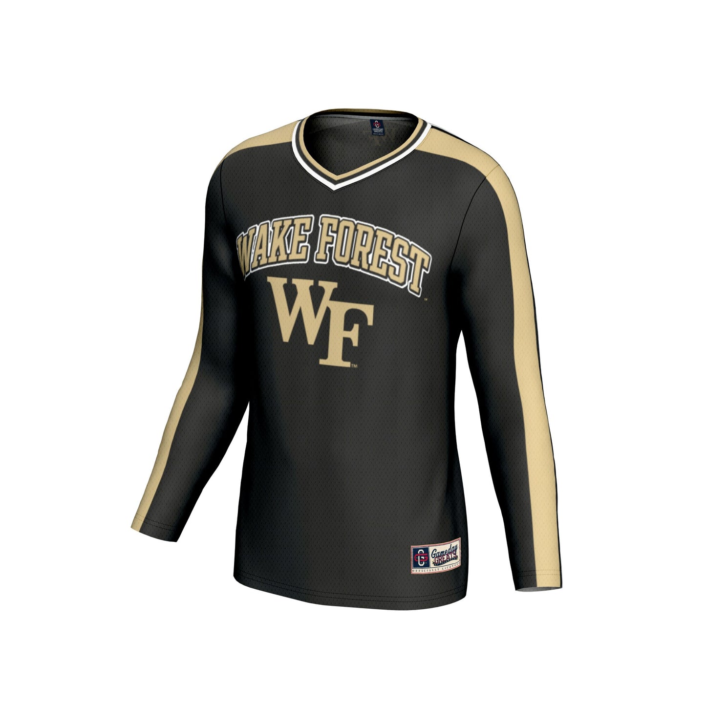 Wake Forest Demon Deacons GameDay Greats Youth #1 Lightweight Volleyball Fashion Jersey - Black
