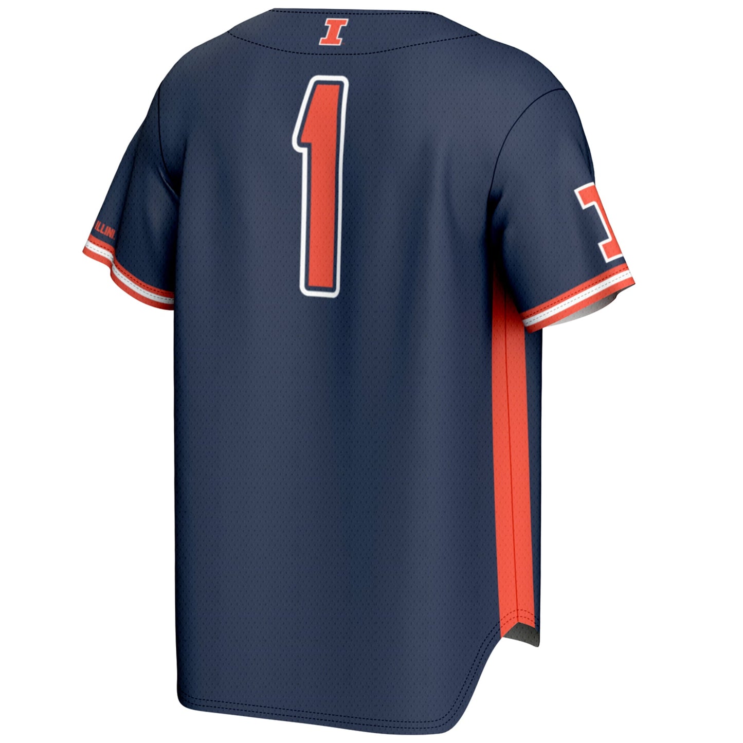 #1 Illinois Fighting Illini GameDay Greats Lightweight Baseball Jersey - Navy