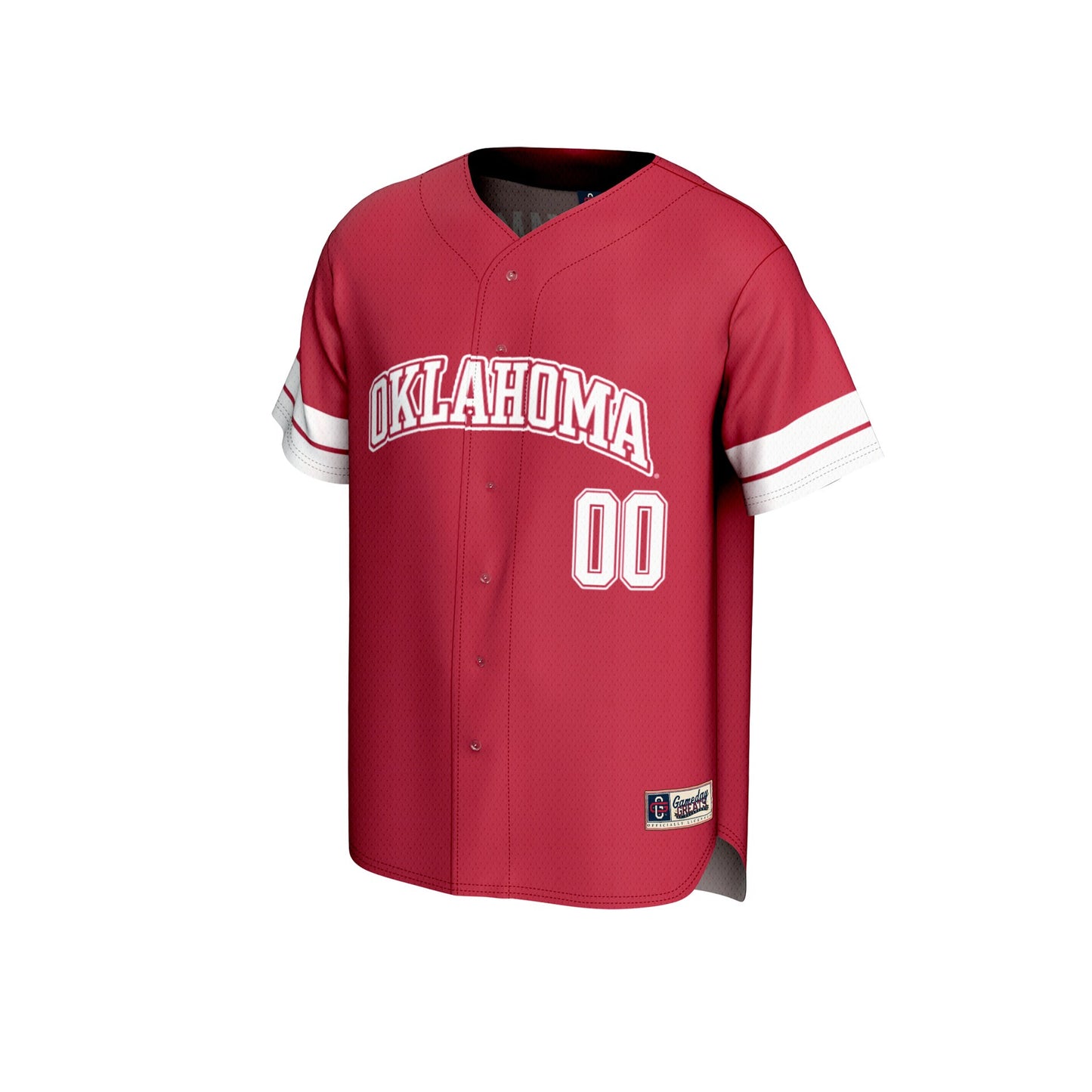 Oklahoma Sooners GameDay Greats Unisex Personalized Collegiate Baseball Fashion Jersey - Crimson