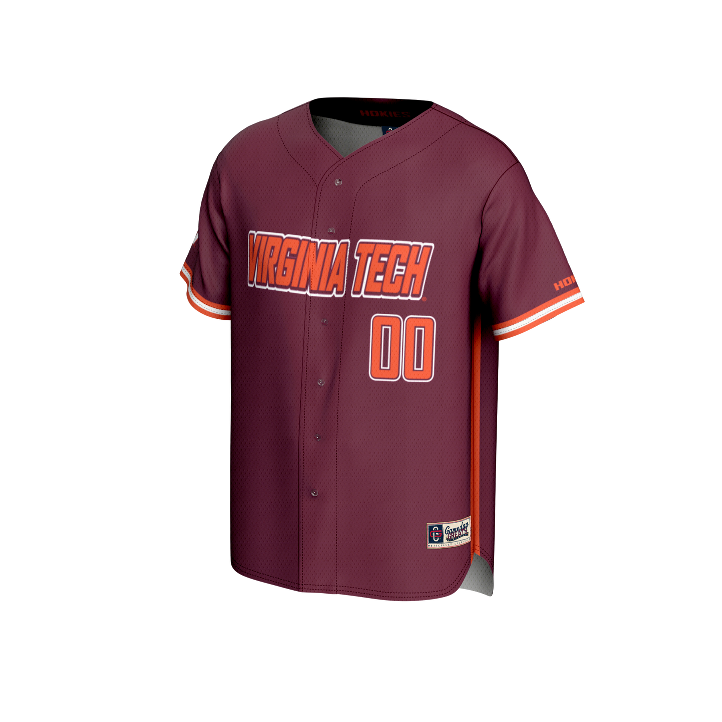 Virginia Tech Hokies GameDay Greats NIL Pick-A-Player Lightweight Baseball Jersey - Maroon