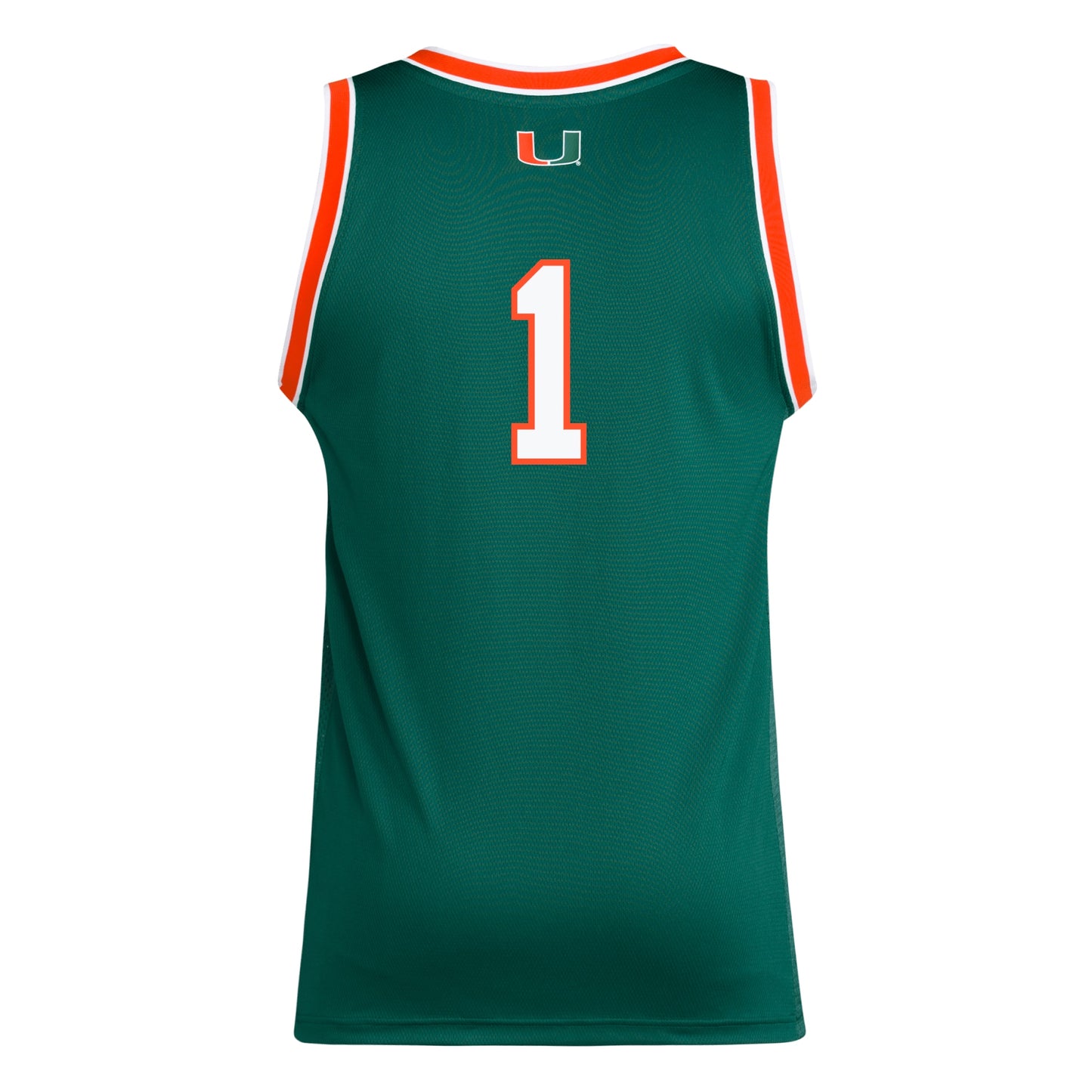 #1 Miami Hurricanes adidas Replica Swingman Jersey - White