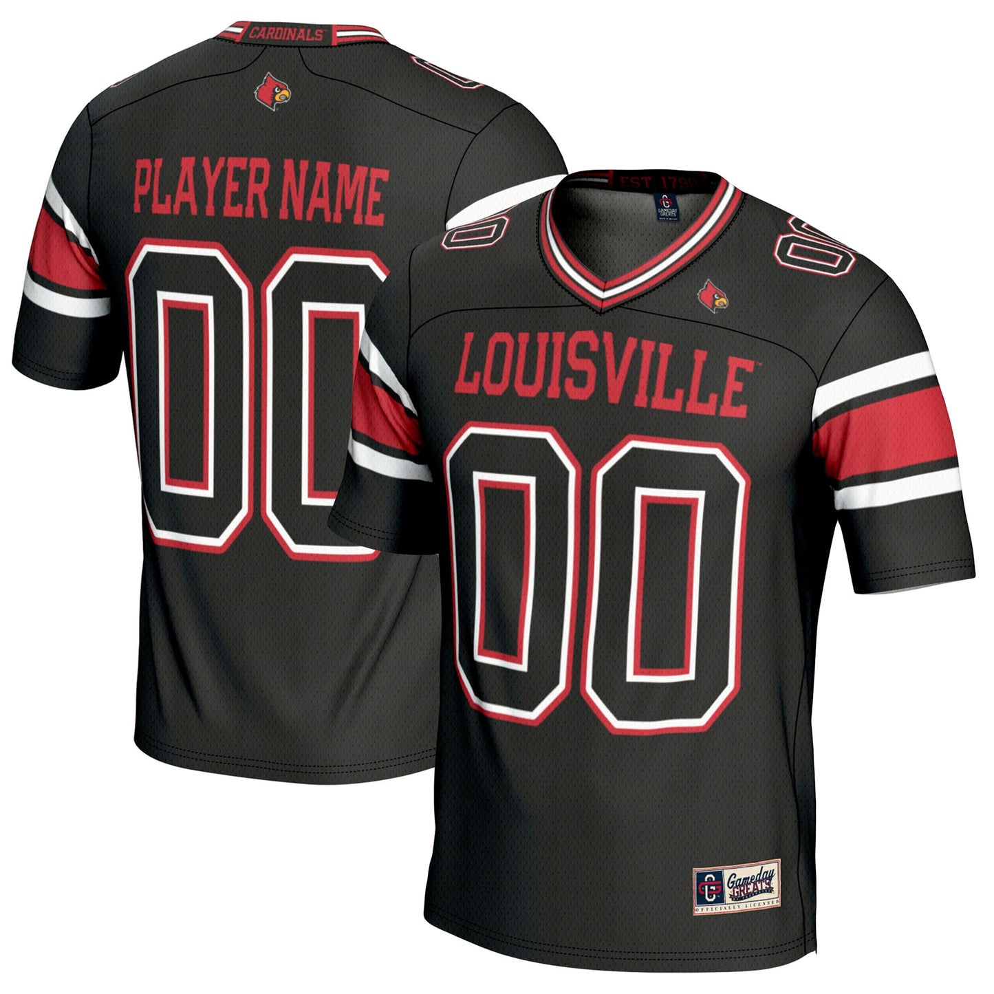 Louisville Cardinals GameDay Greats NIL Pick-A-Player Football Jersey - White