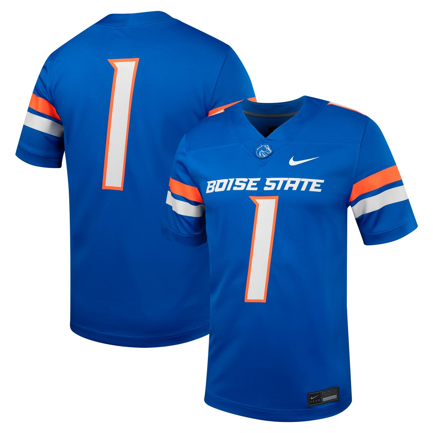 #1 Boise State Broncos Nike Untouchable Football Jersey - Black