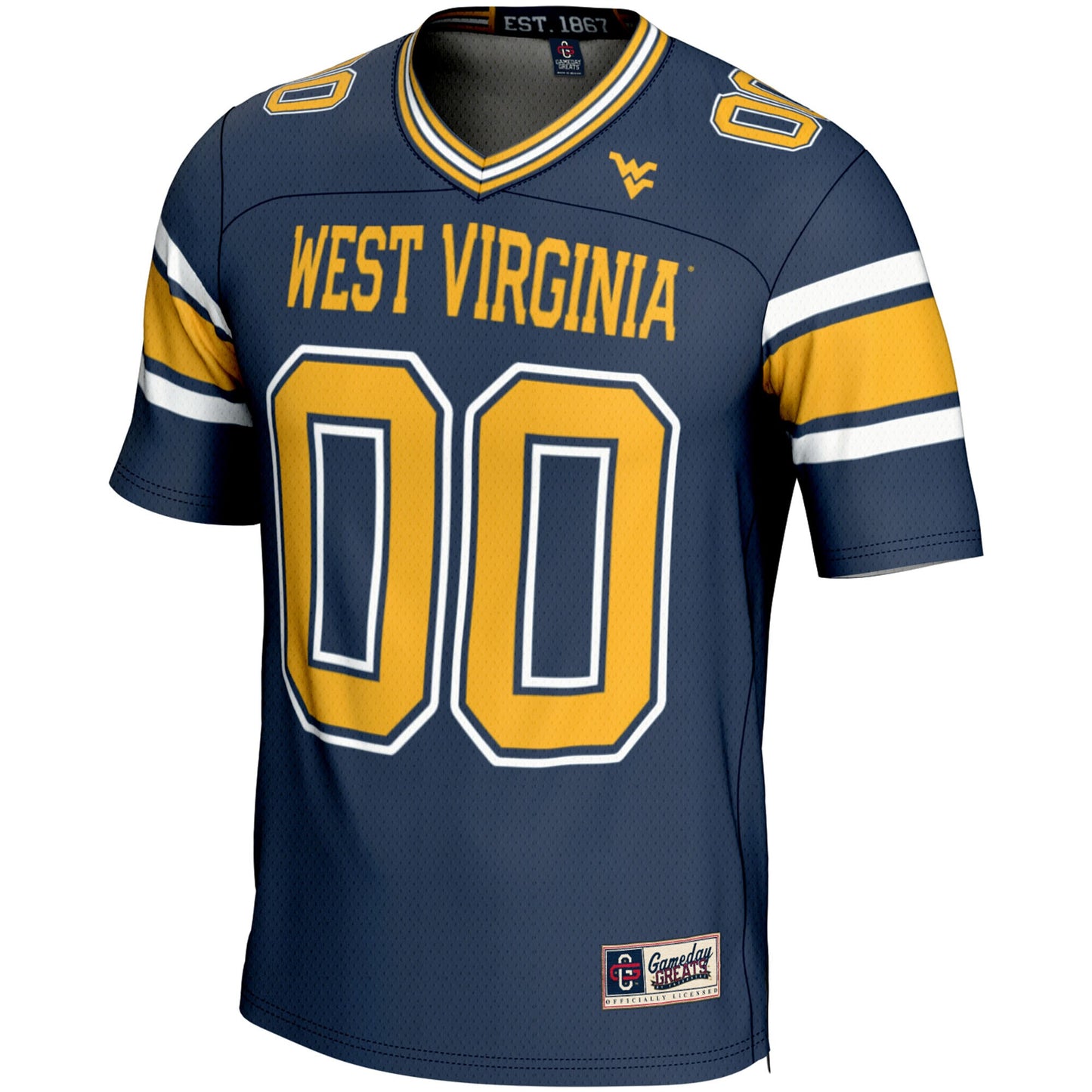 West Virginia Mountaineers GameDay Greats NIL Pick-A-Player Football Jersey - Gold