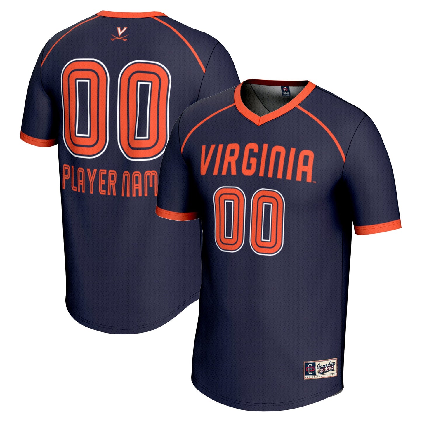 Virginia Cavaliers GameDay Greats Youth Women's Lacrosse NIL Lightweight Jersey - Navy