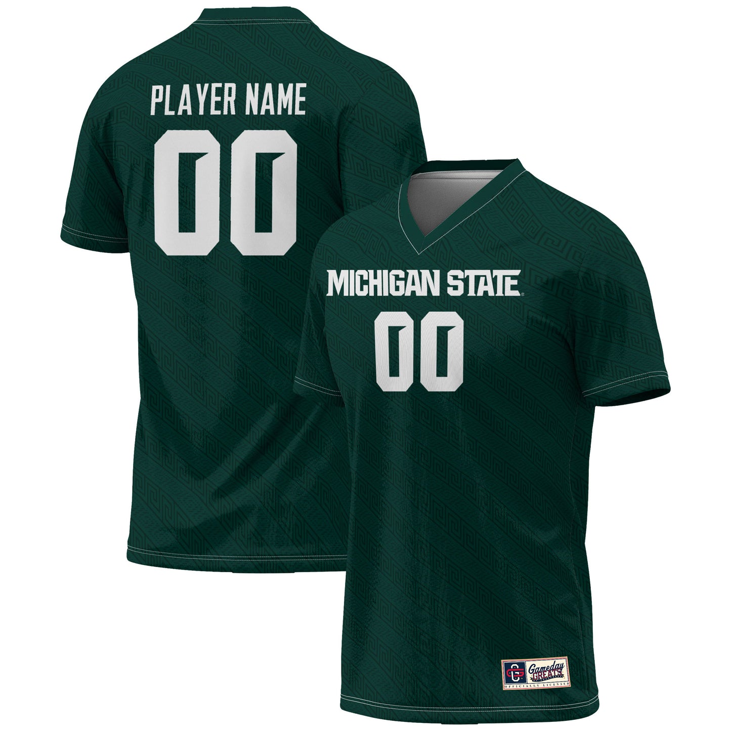 Michigan State Spartans GameDay Greats Unisex NIL Pick-A-Player Lightweight Women's Soccer Jersey - White