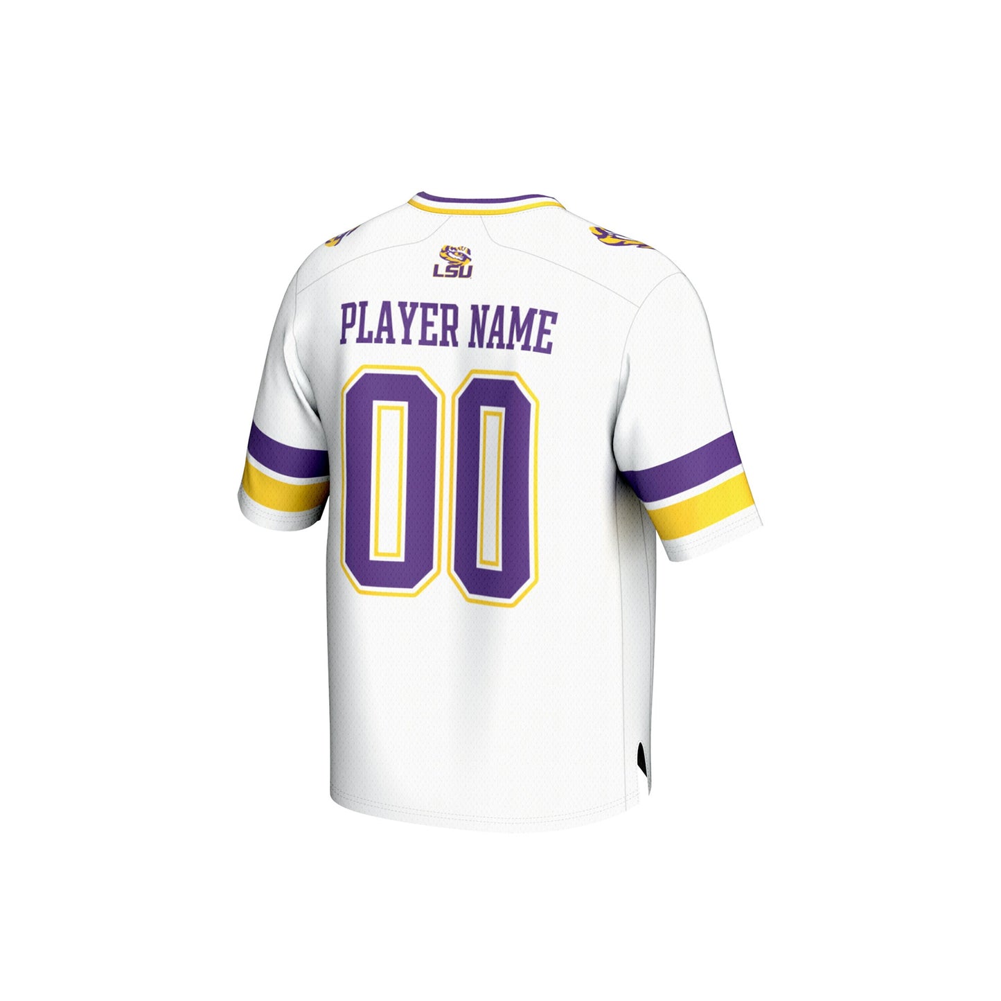 LSU Tigers GameDay Greats Youth NIL Pick-A-Player Football Fashion Jersey - White