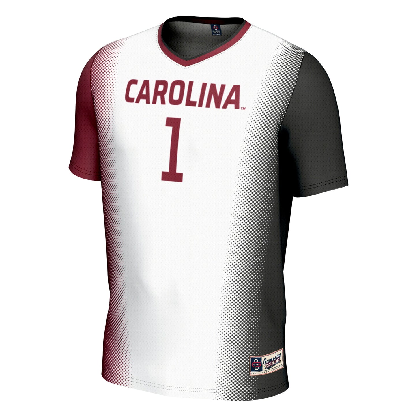 #1 South Carolina Gamecocks GameDay Greats Unisex  Lightweight Women's Soccer Jersey - White