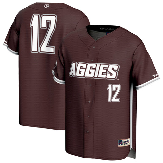 Texas A&M Aggies GameDay Greats Youth Lightweight Baseball Jersey - Maroon