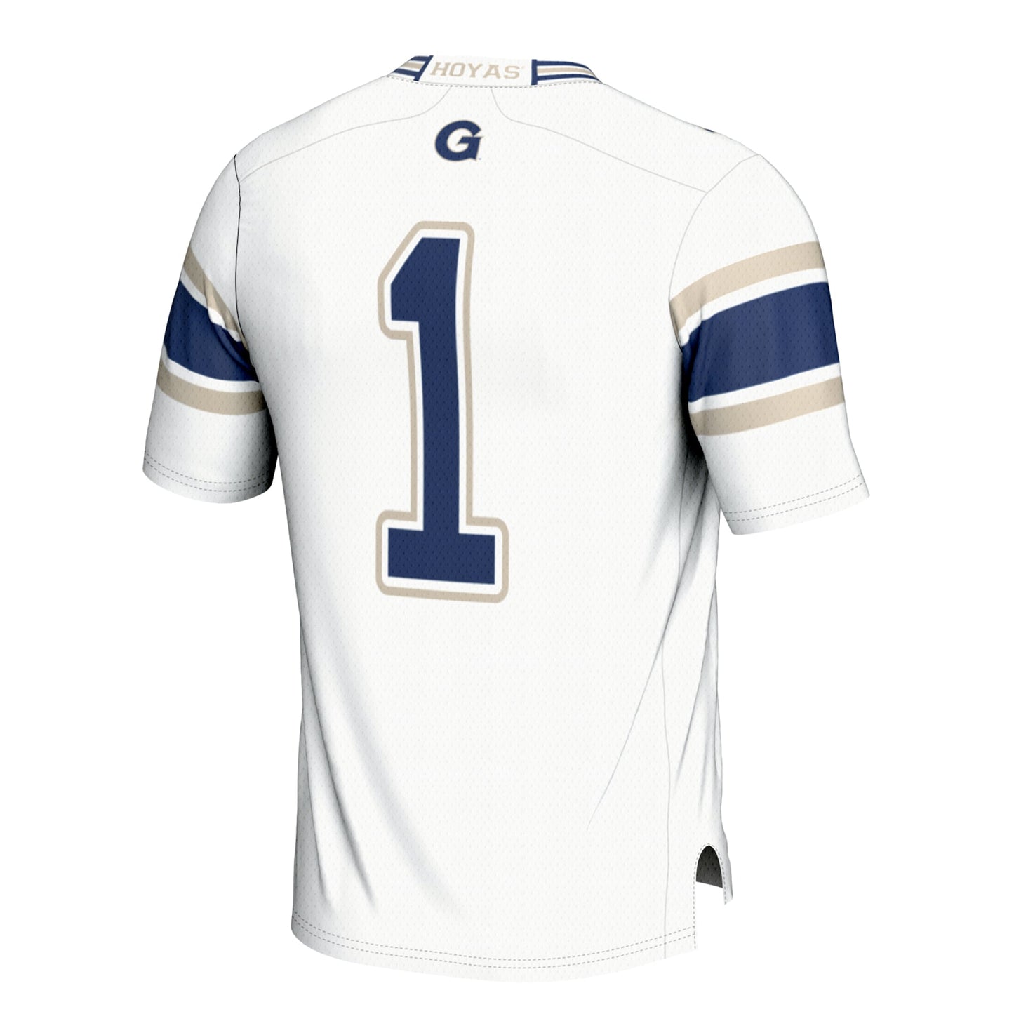 #1 Georgetown Hoyas GameDay Greats Football Jersey - White