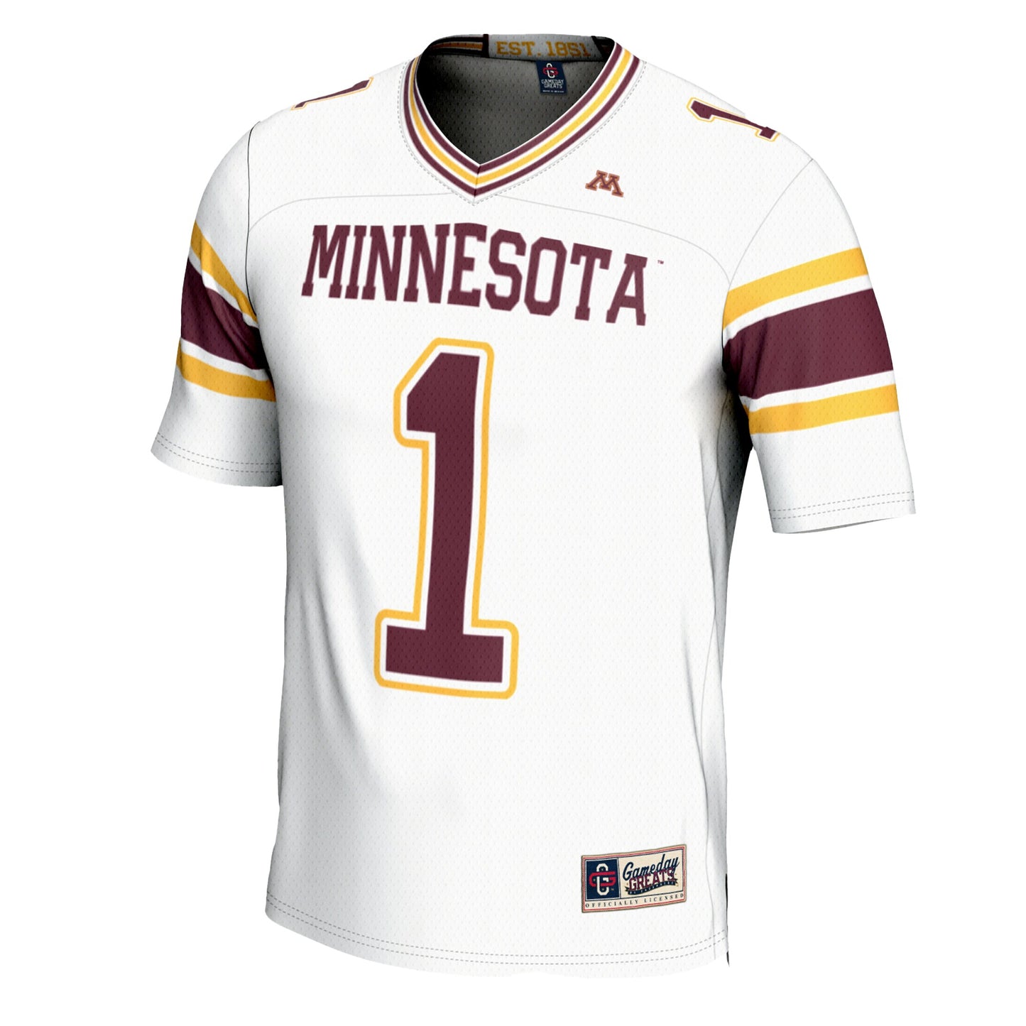 #1 Minnesota Golden Gophers GameDay Greats Youth  Football Jersey – Maroon