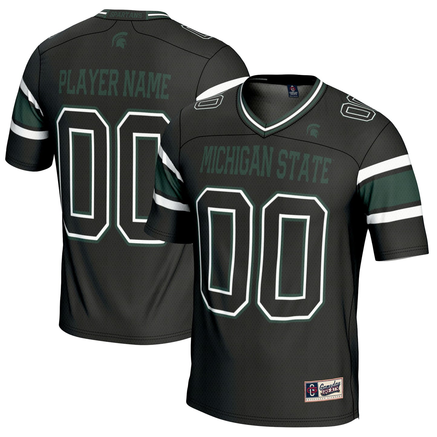 Michigan State Spartans GameDay Greats NIL Pick-A-Player Football Jersey - Green