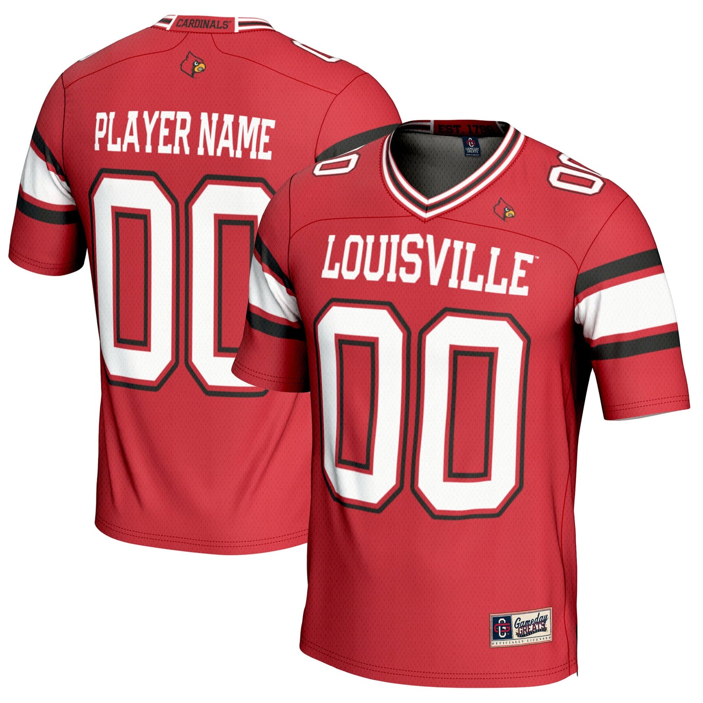 Louisville Cardinals GameDay Greats NIL Pick-A-Player Football Jersey - White